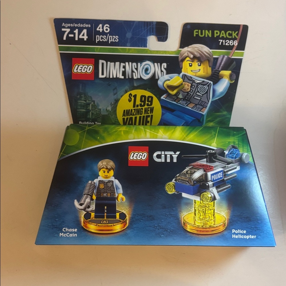 NIB 71266 LEGO Dimensions: Chase McCain Fun Pack (Retired) (New Sealed)